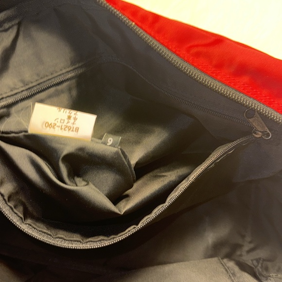 BURBERRY Bag Hand bag Tote Blue Label Nylon Red BT621 290 9 Authentic EUC - Picture 11 of 12